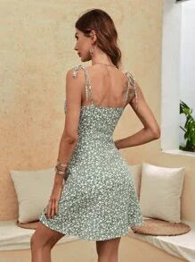 Summer Garden Sundress Mini Dress