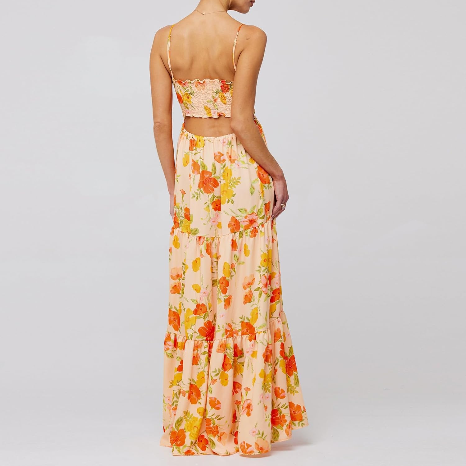 Seaside Sketch Sling Maxi Dress