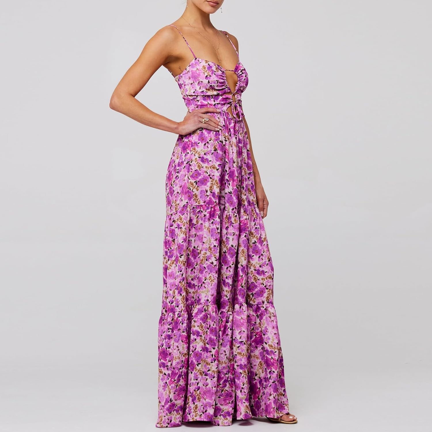 Seaside Sketch Sling Maxi Dress