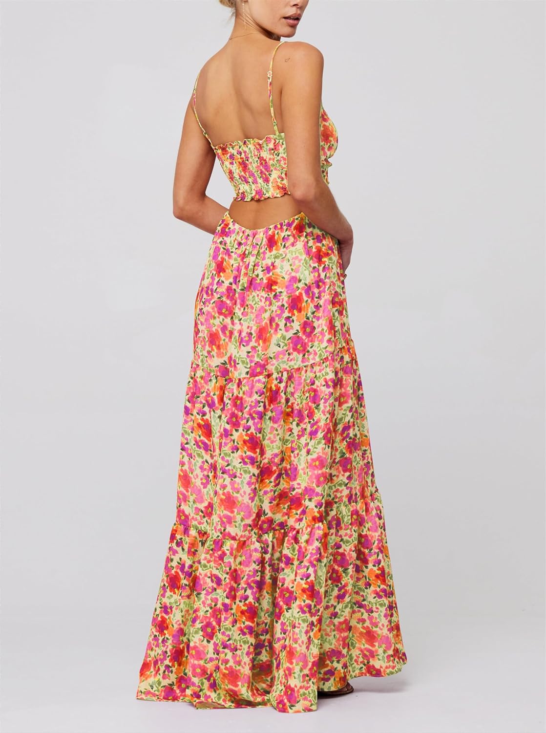 Seaside Sketch Sling Maxi Dress