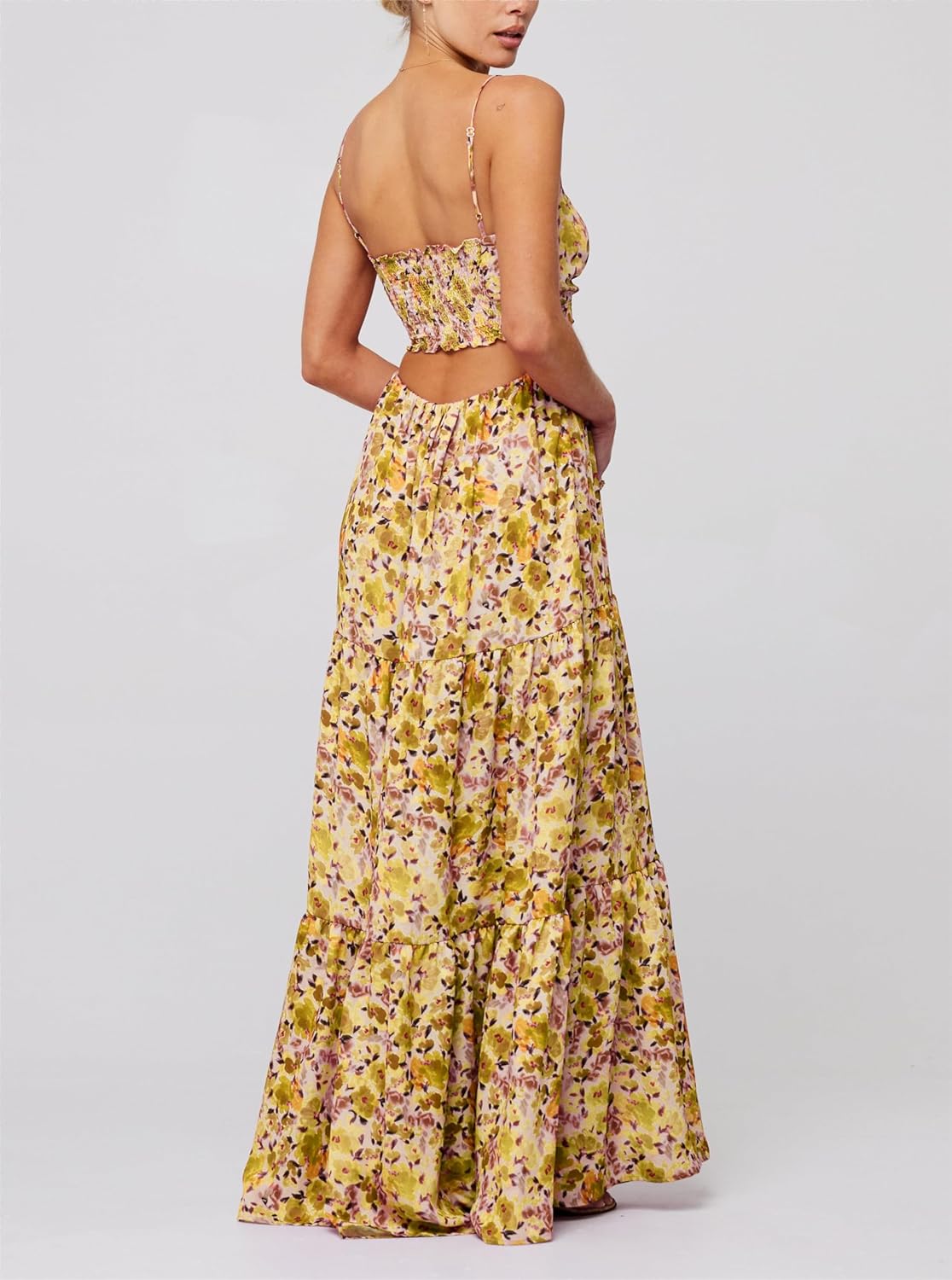 Seaside Sketch Sling Maxi Dress
