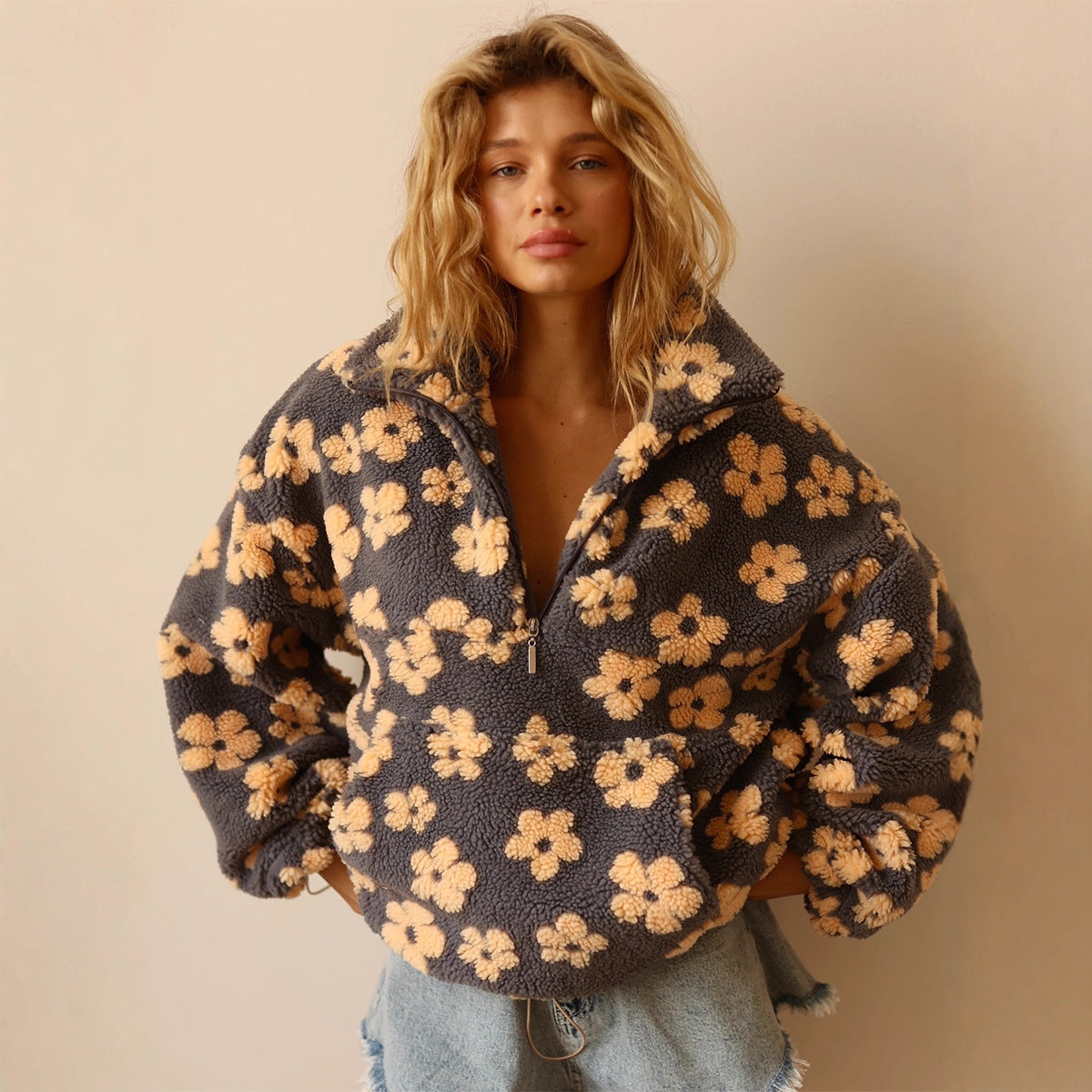 Furry Pocket Street Sweatshirt