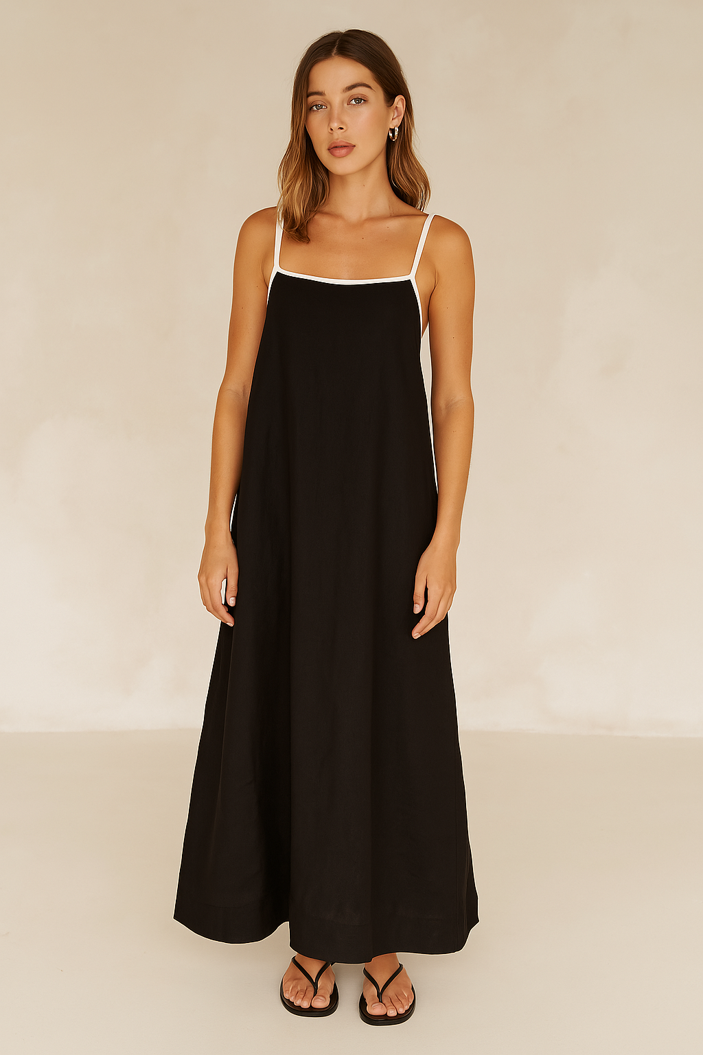 Sunday Breeze Linen Dress