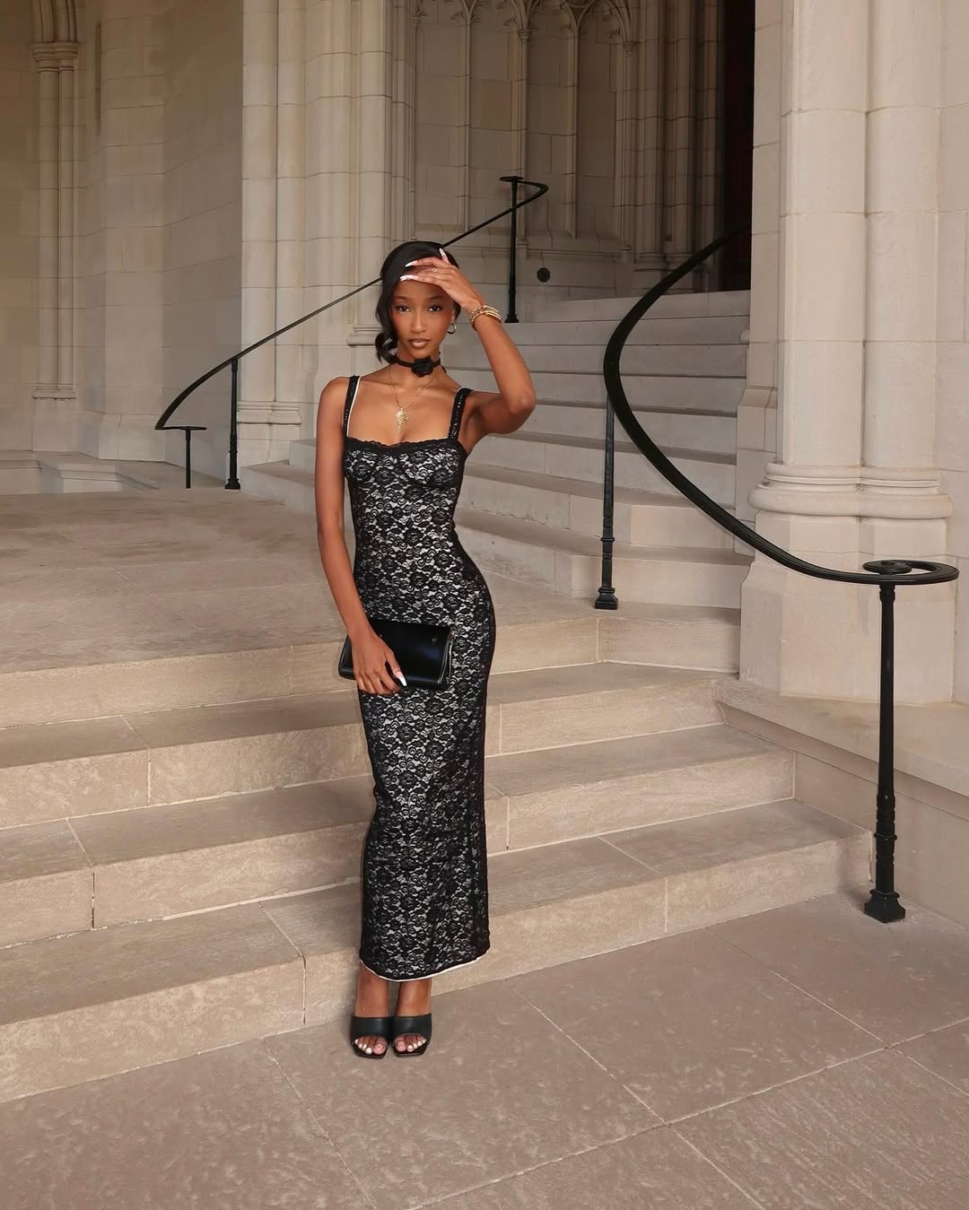 Slim Fit Sling Maxi Dress