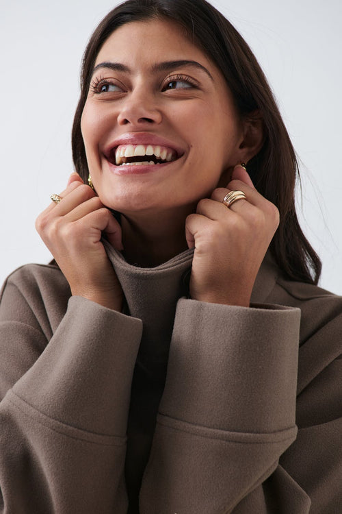 Autumn Echo Woolen Coat