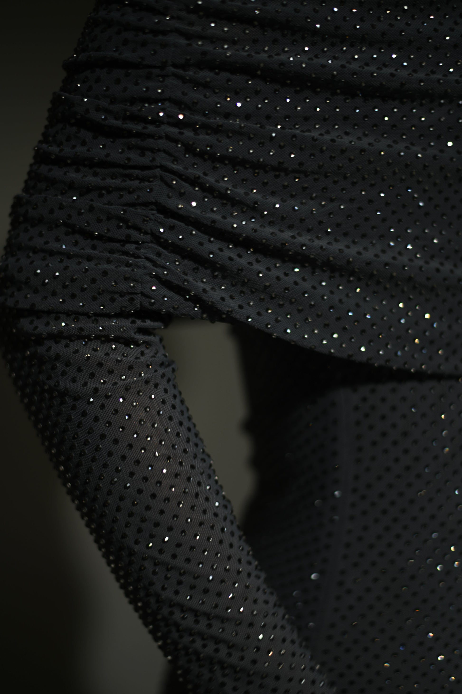 Luxe Sequins Off Shoulder Bodycon Dress