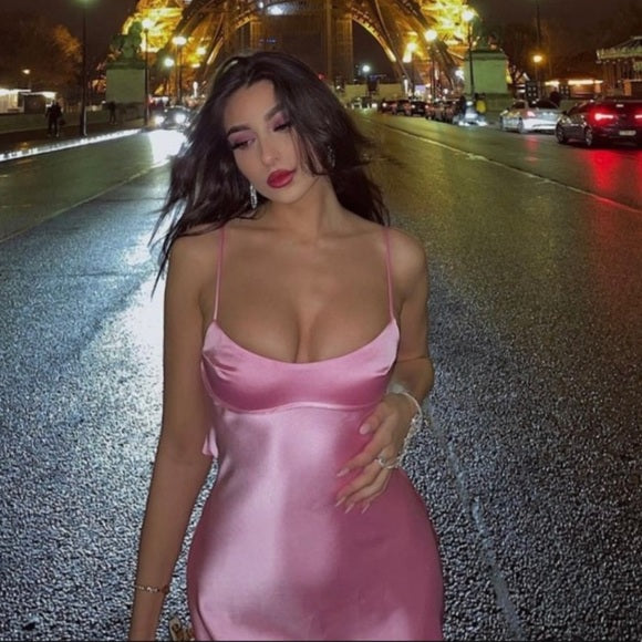 Strappy Square Neck Bodycon Maxi Dress