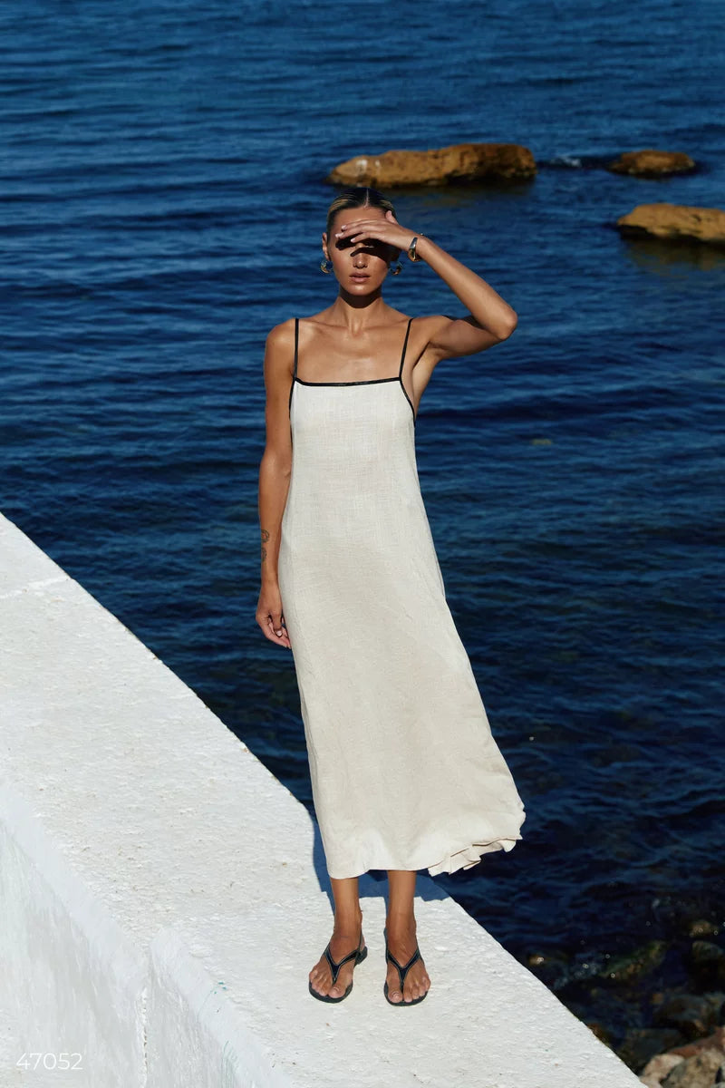 Sunday Breeze Linen Dress Mykonos