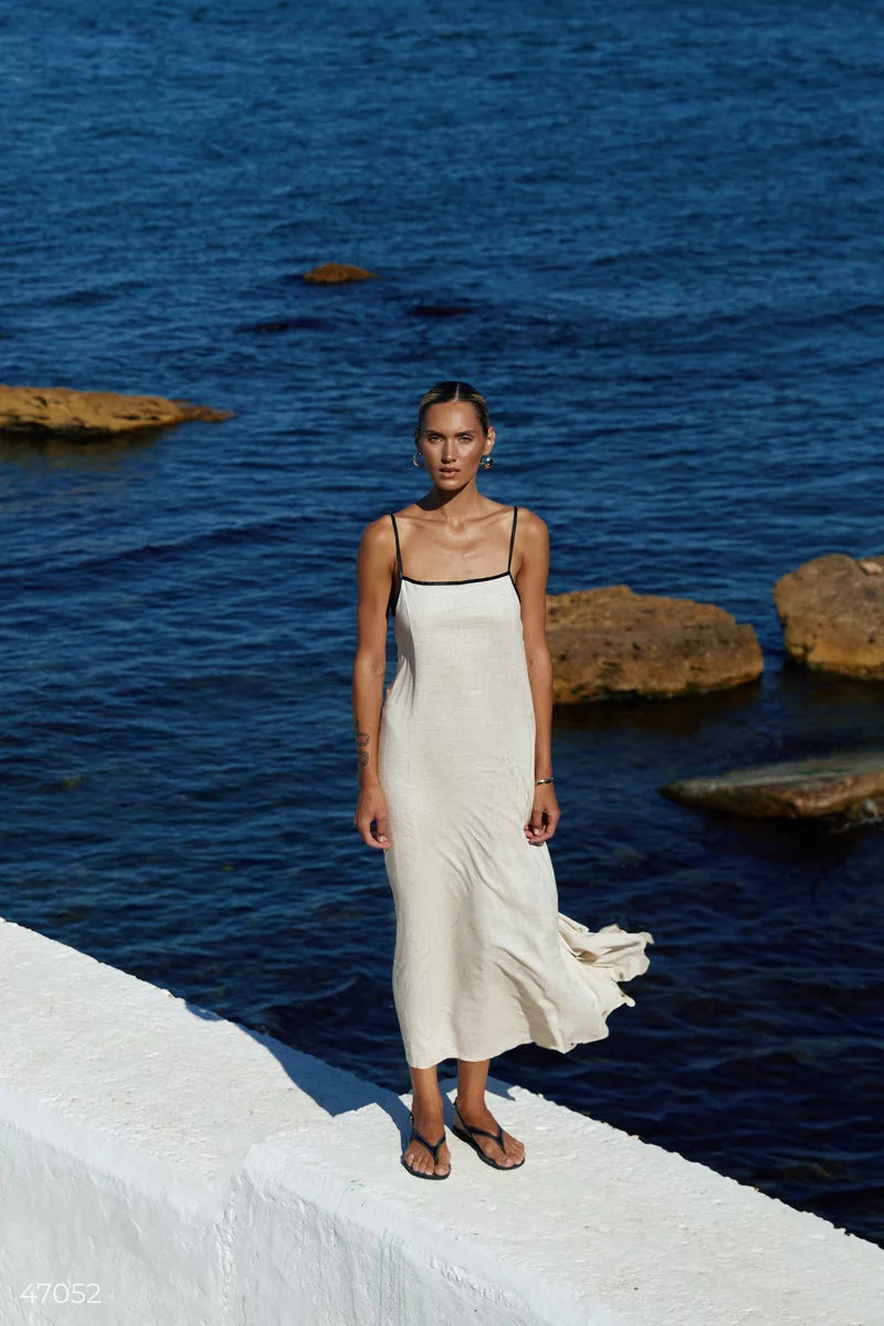 Sunday Breeze Linen Dress Mykonos