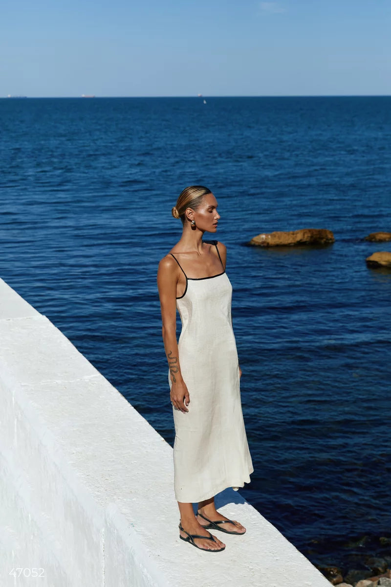 Sunday Breeze Linen Dress Mykonos