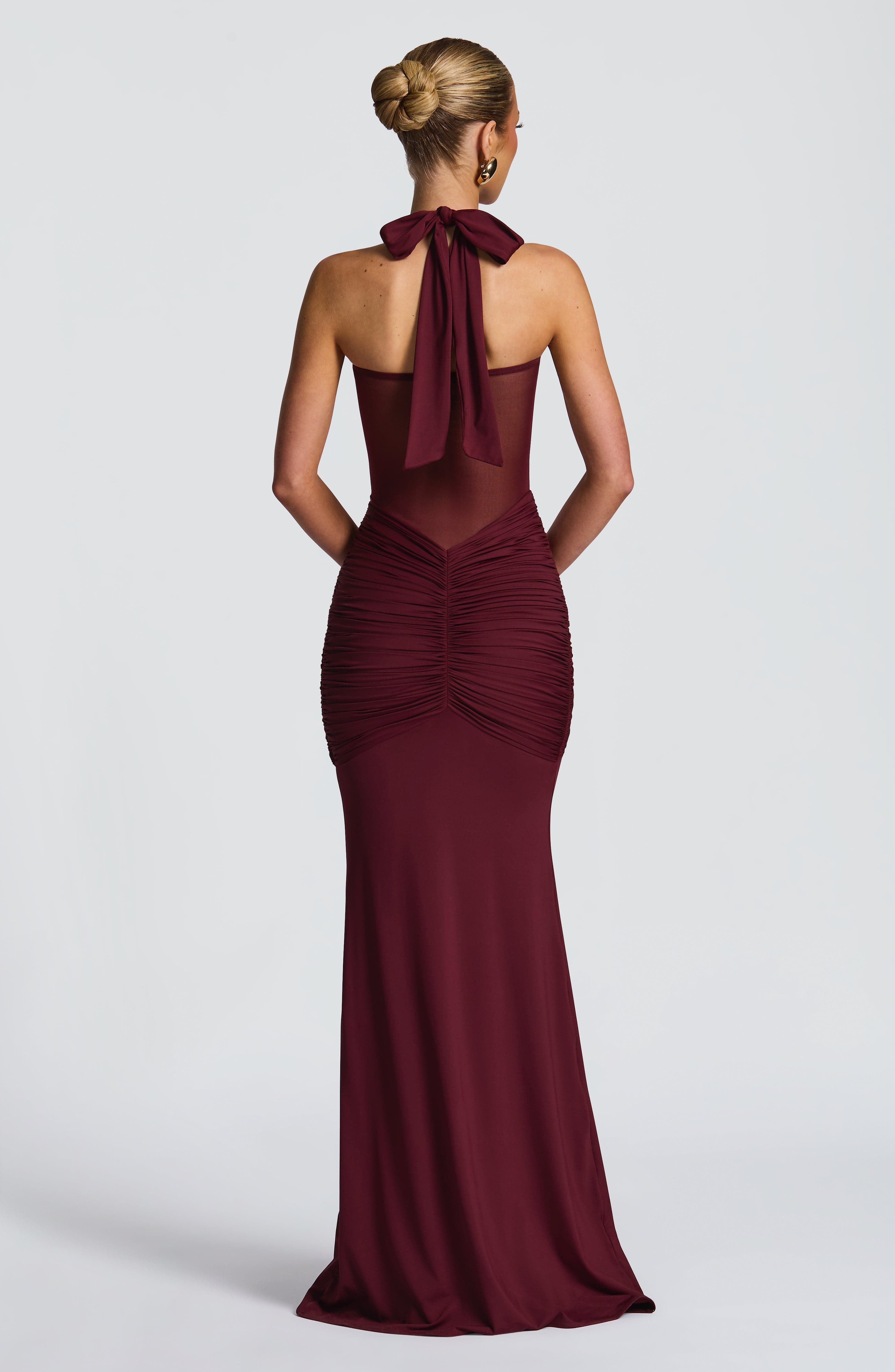 Chic Mesh Patchwork Slim Dress