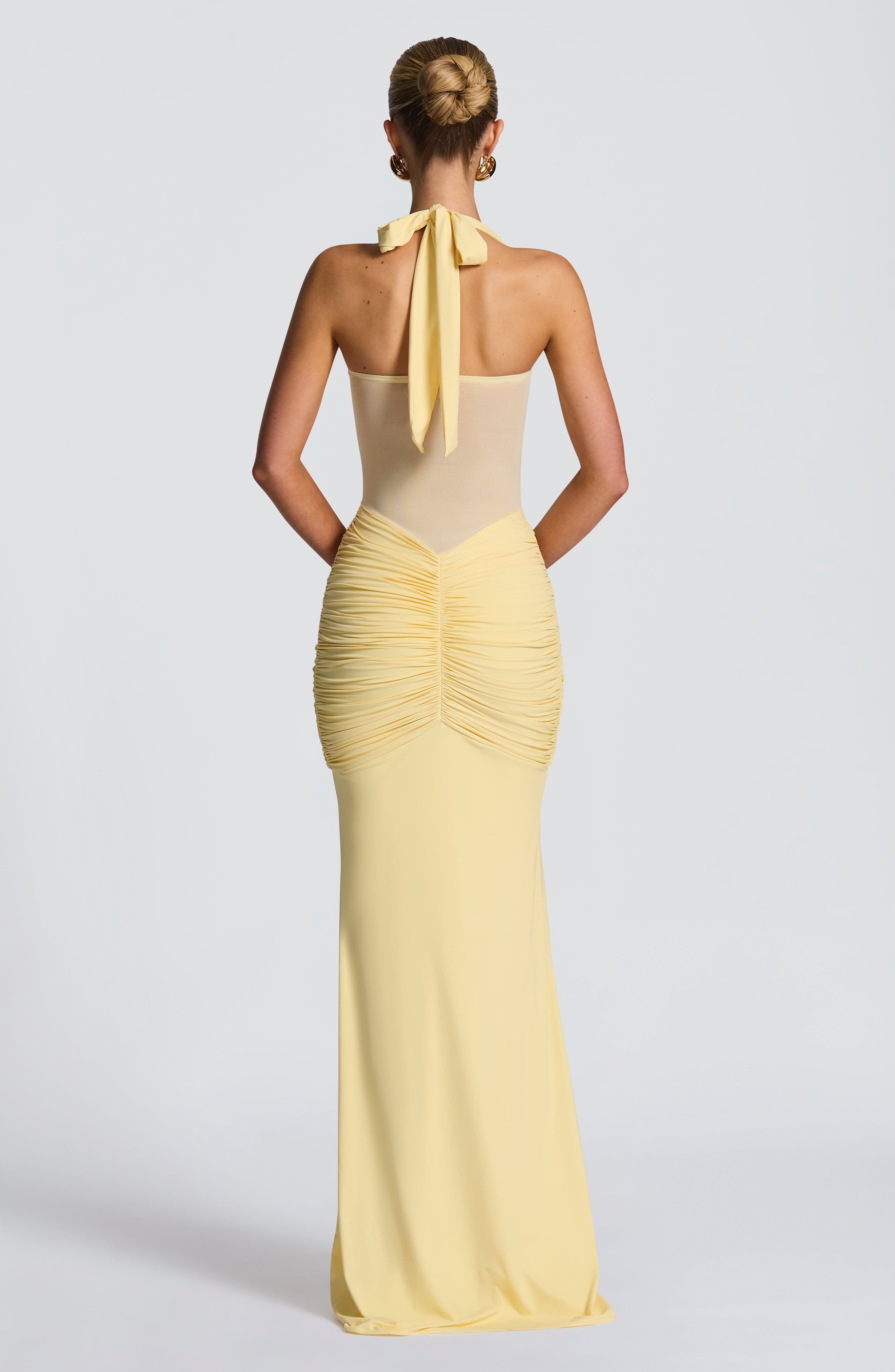 Chic Mesh Patchwork Slim Dress